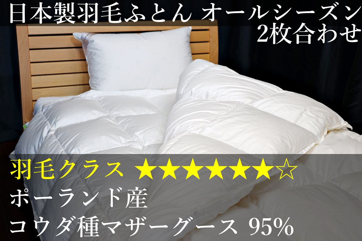 ポーランド産コウダ種マザーグースダウン95% スーパーライトバチスト